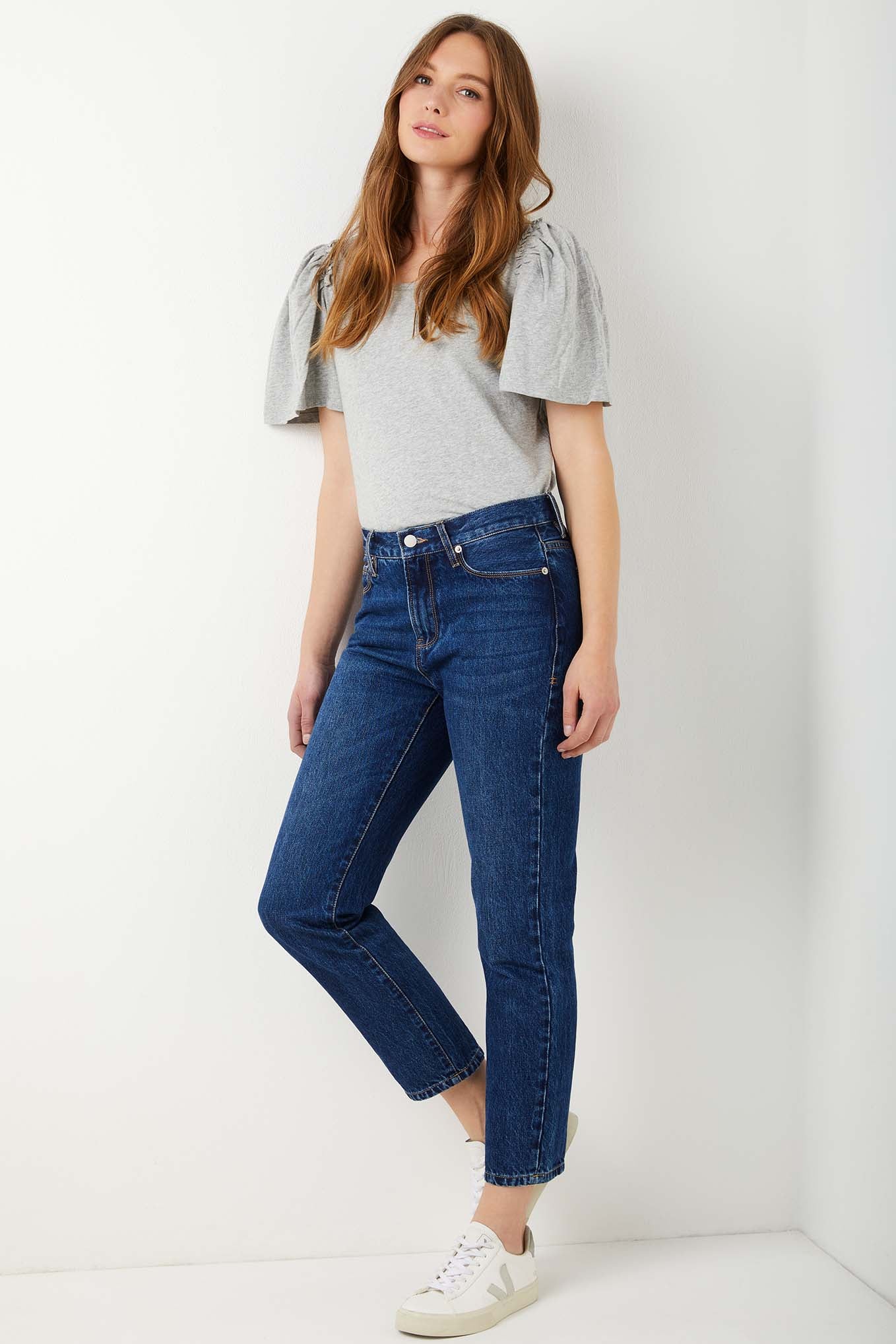 Sandie Slim Boyfriend Jeans - Rinse Denim - Regular