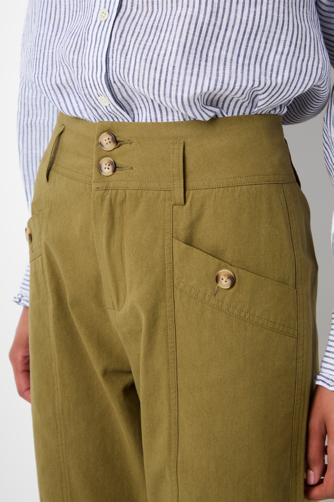 Carly Cargo Trouser - Khaki