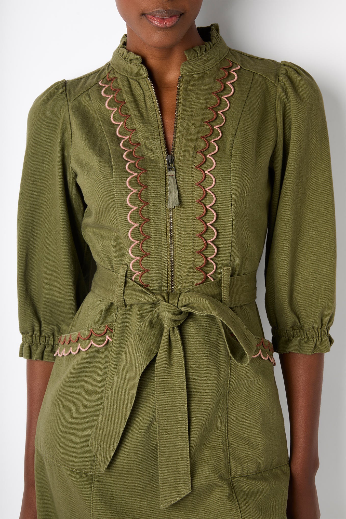 Charlotte Dress - Olive