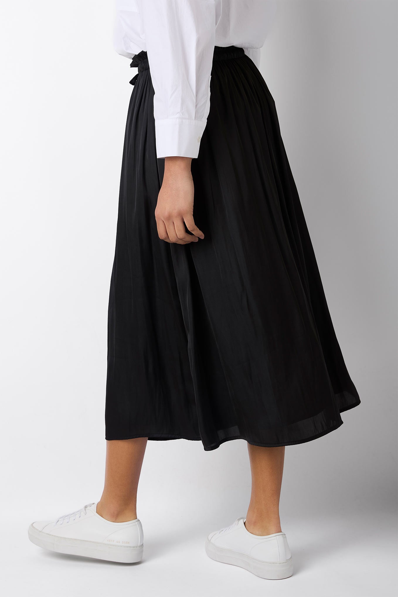 Toulouse Tie Waist Skirt - Black — WYSE London