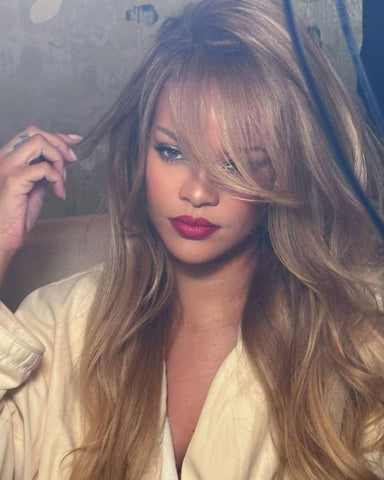 Rihanna's hair stylist recently shared the star's "teddy bear blonde" hair transformation.
