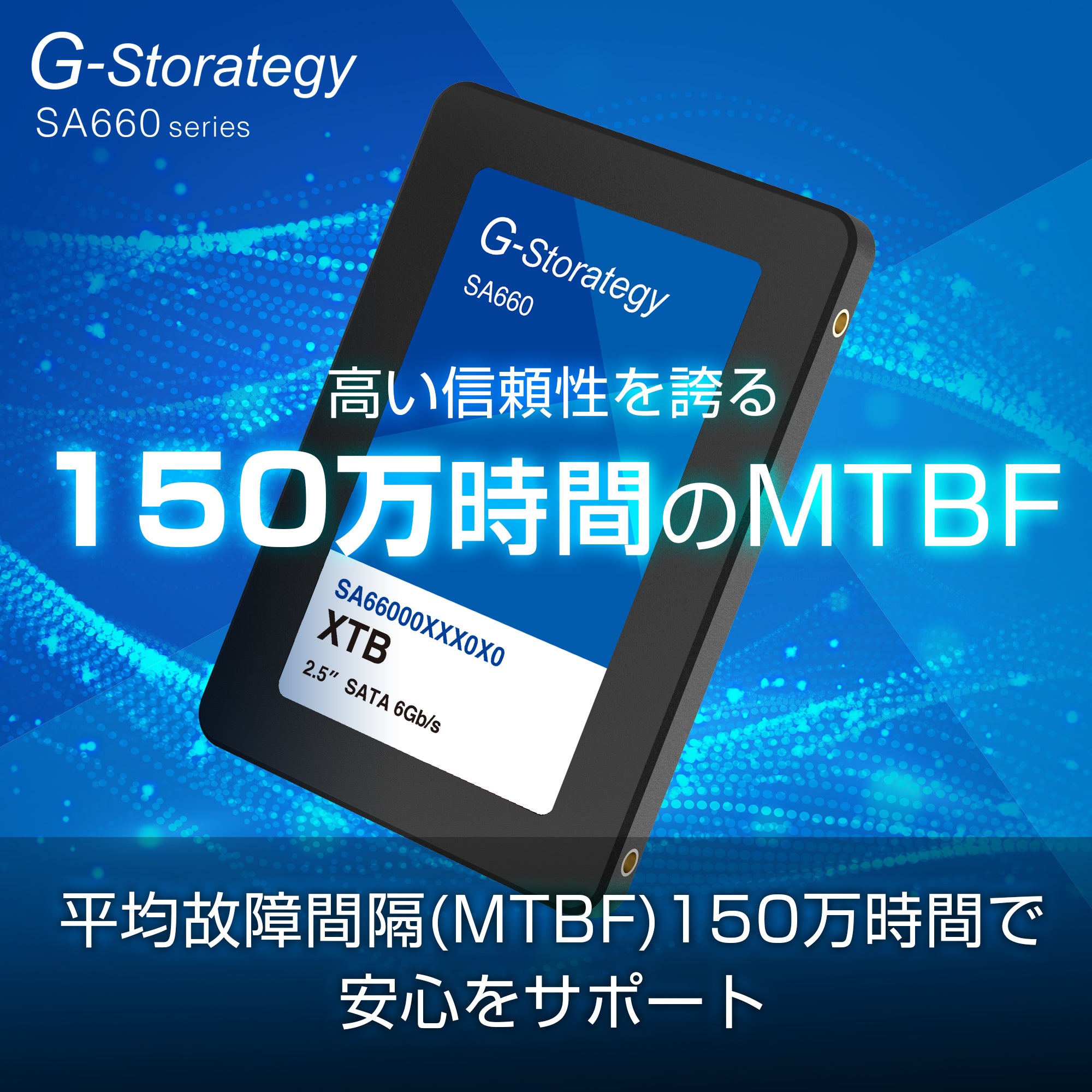 150万時間のMTBF