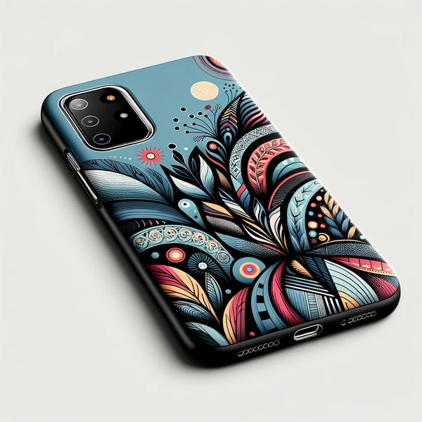 An image showcasing a variety of snap phone cases with different designs and styles, emphasizing the importance of personal style in choosing the perfect case