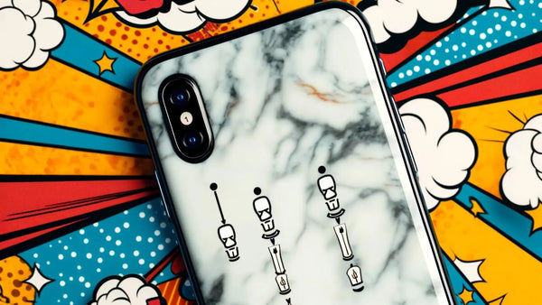 What are the benefits of personalised marble phone cases?