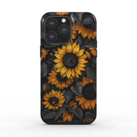 Sunset Glow: The Lush Sunflower | Tough Phone Case
