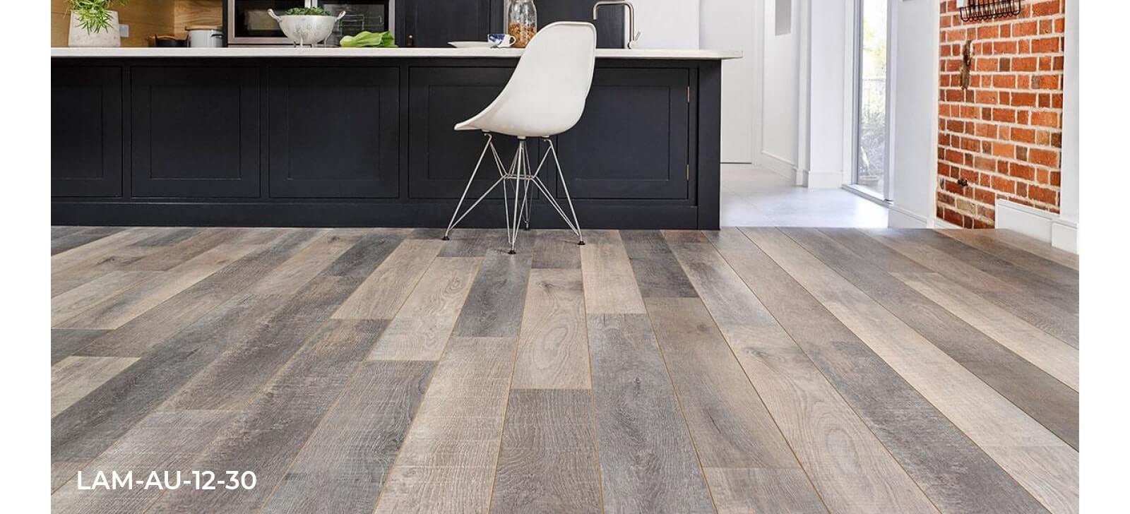 Audacity Woodland Oak laminate flooring Kitchen roomset