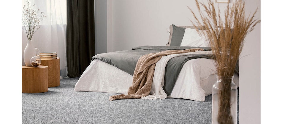 bedroom grey carpet
