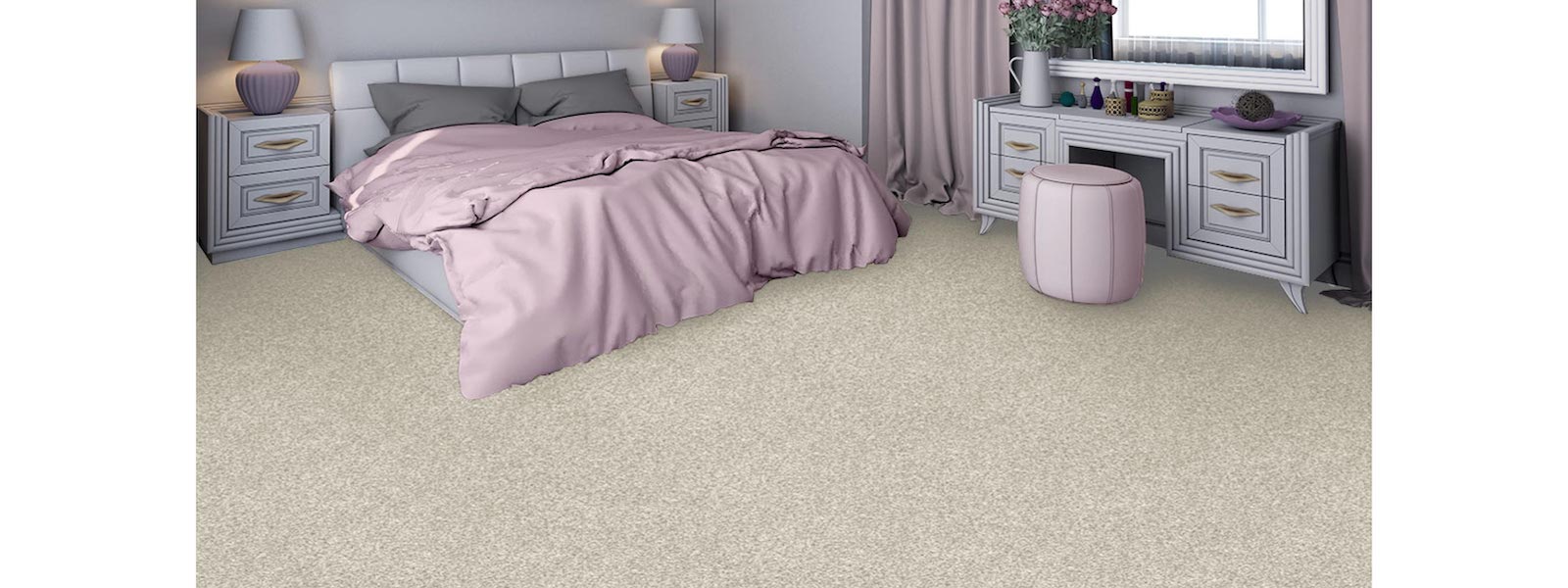 bedroom cream carpet