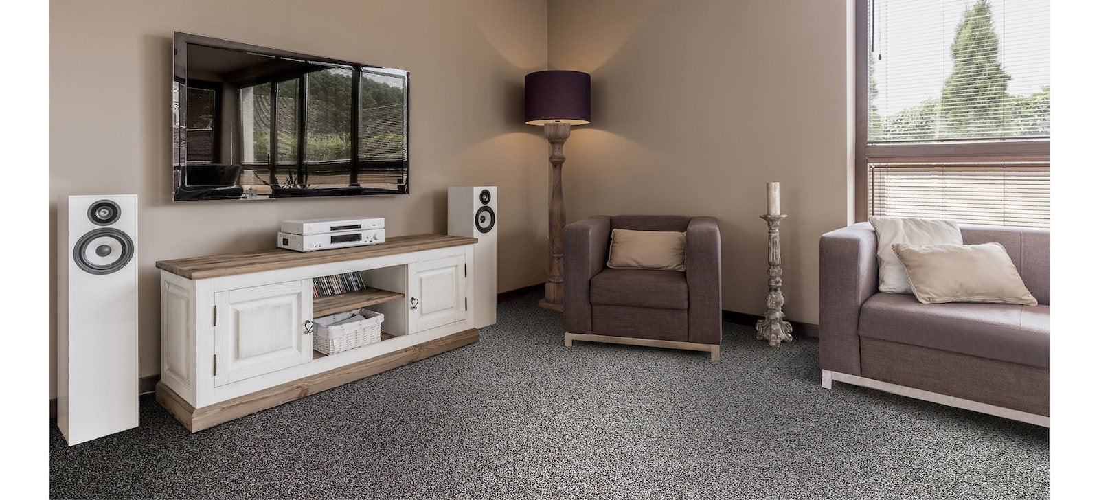 living room grey carpet
