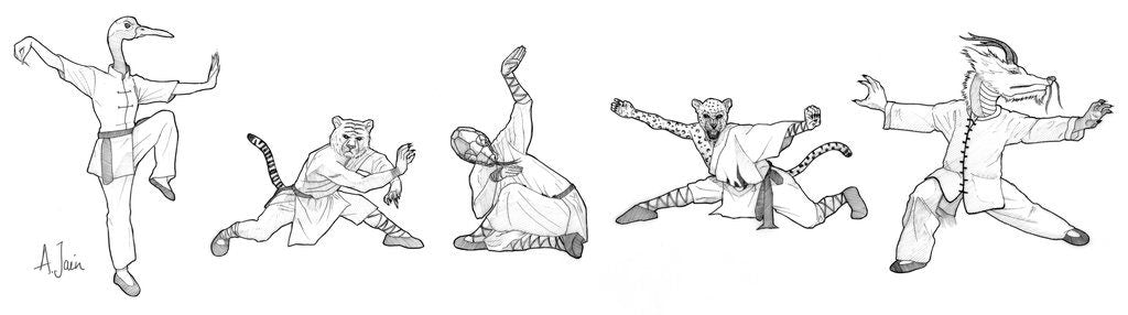 style-kungfu-5-animaux