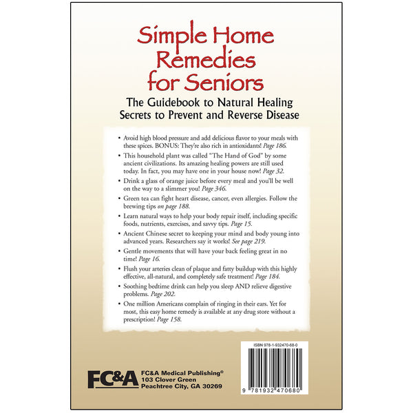 Simple Home Remedies for Seniors – FC&A Store