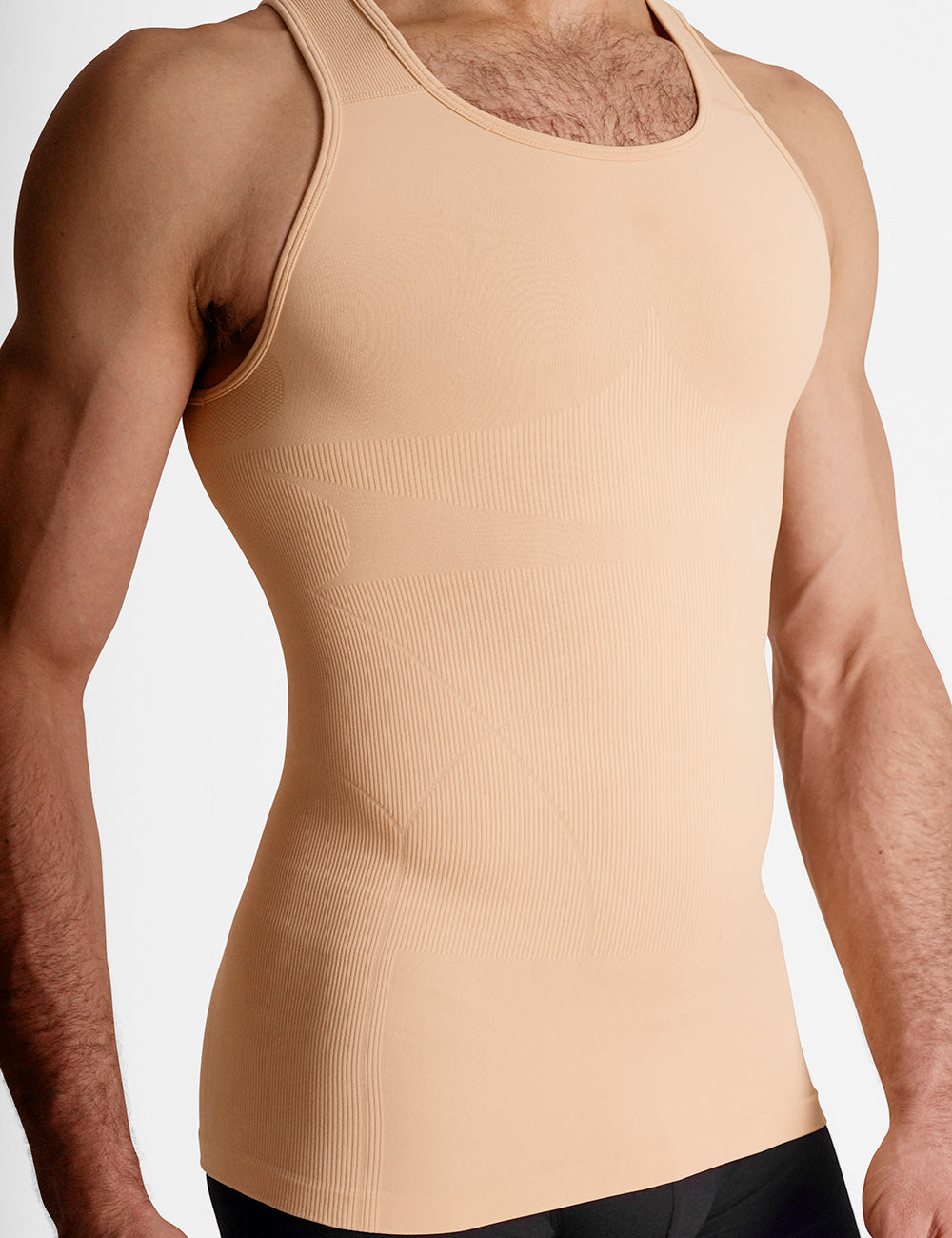 Men's Compression Undershirt Workout Tank Top Tummy - Temu United Kingdom