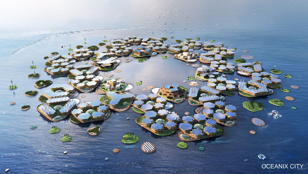 Life Under Water Floating City
