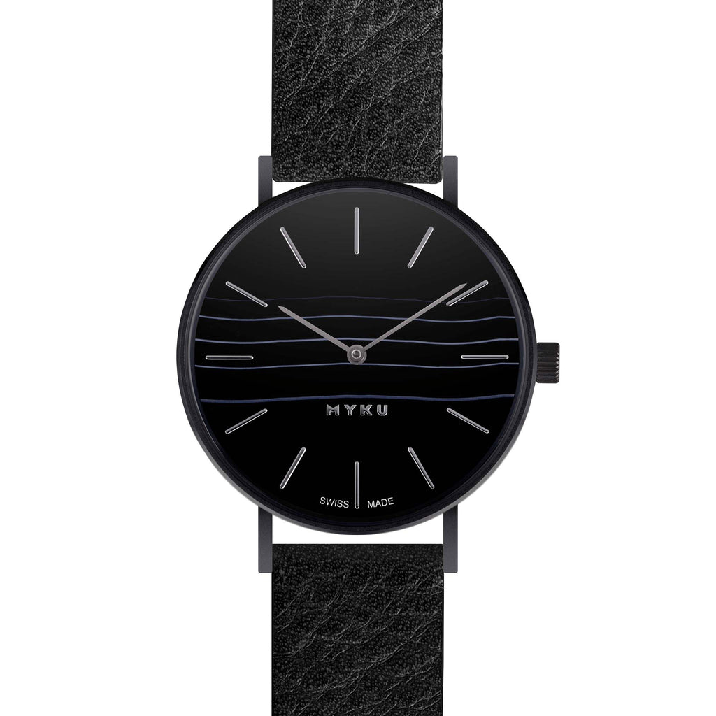 MYKU Black Onyx Watch Louis Mathieu Chon