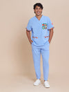 The Wiggles Fruit Salad Scrub Top - Men's