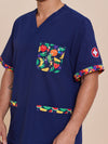 The Wiggles Fruit Salad Scrub Top - Men's