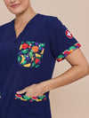 The Wiggles Fruit Salad Scrub Top - Women's