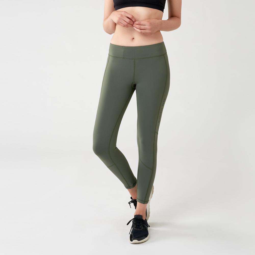 khaki workout leggings