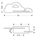 Настінний світильник Candellux 21-75710 CLOUD