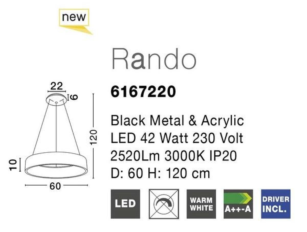 Люстра Rando Nova Luce 6167220