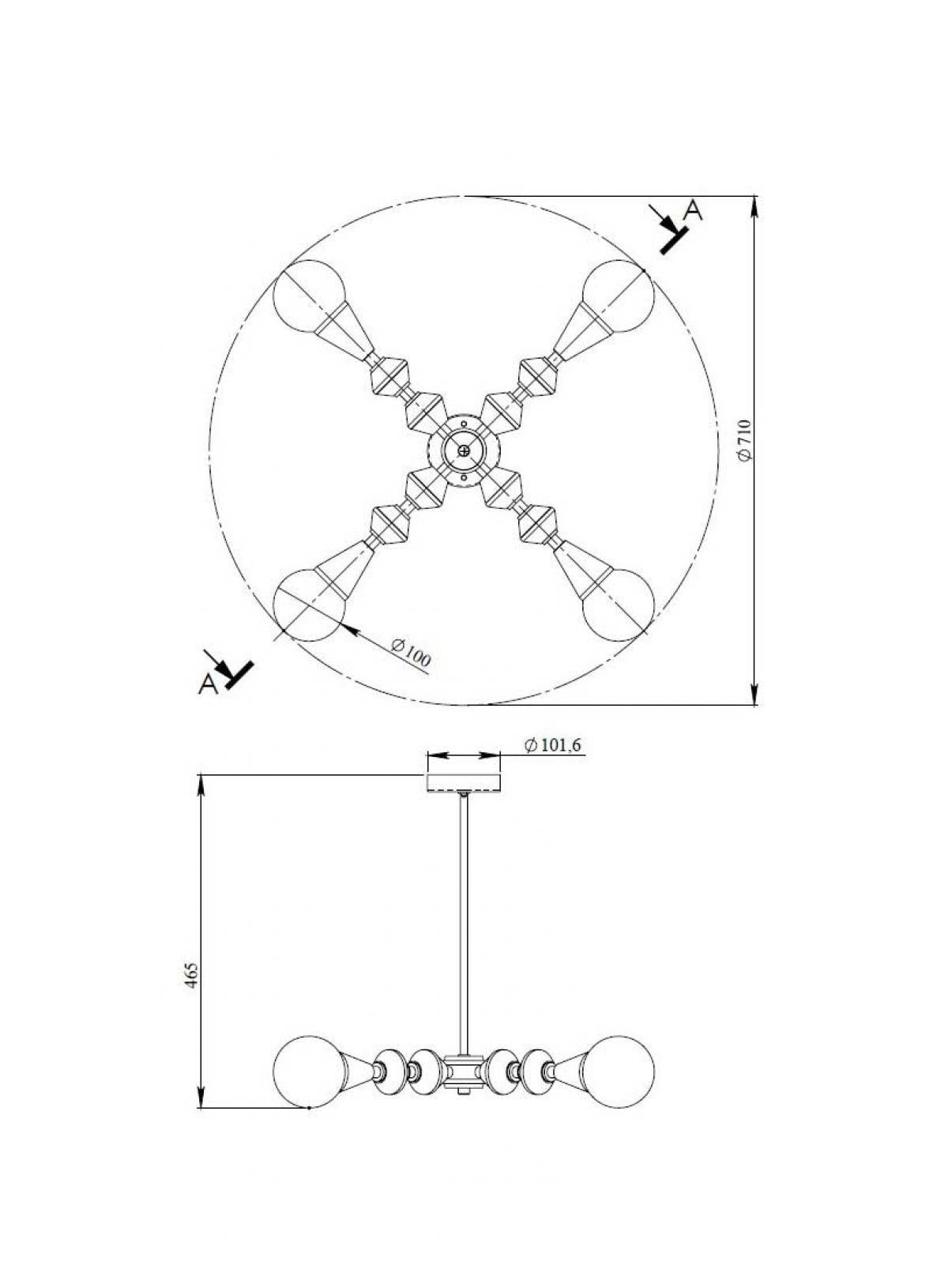 Люстра Dome PikArt 24893-2