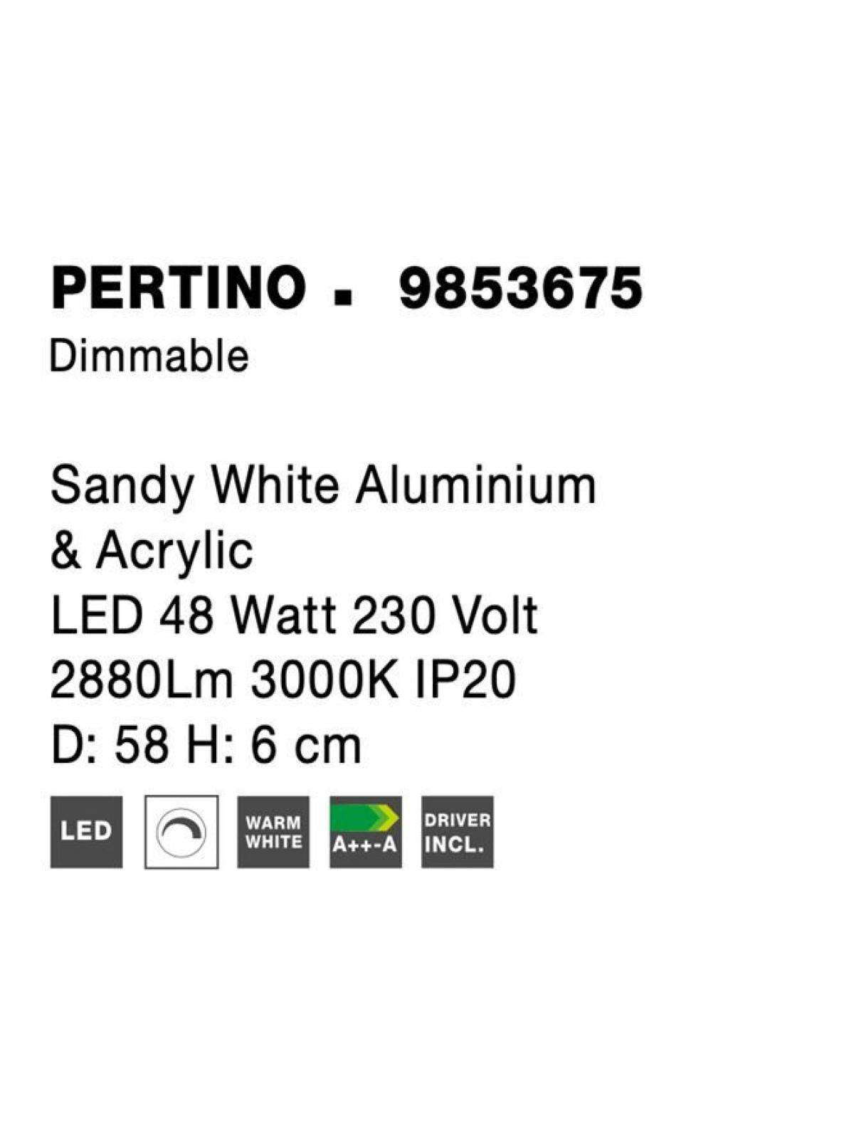 Стельовий світильник PERTINO Nova Luce 9853675