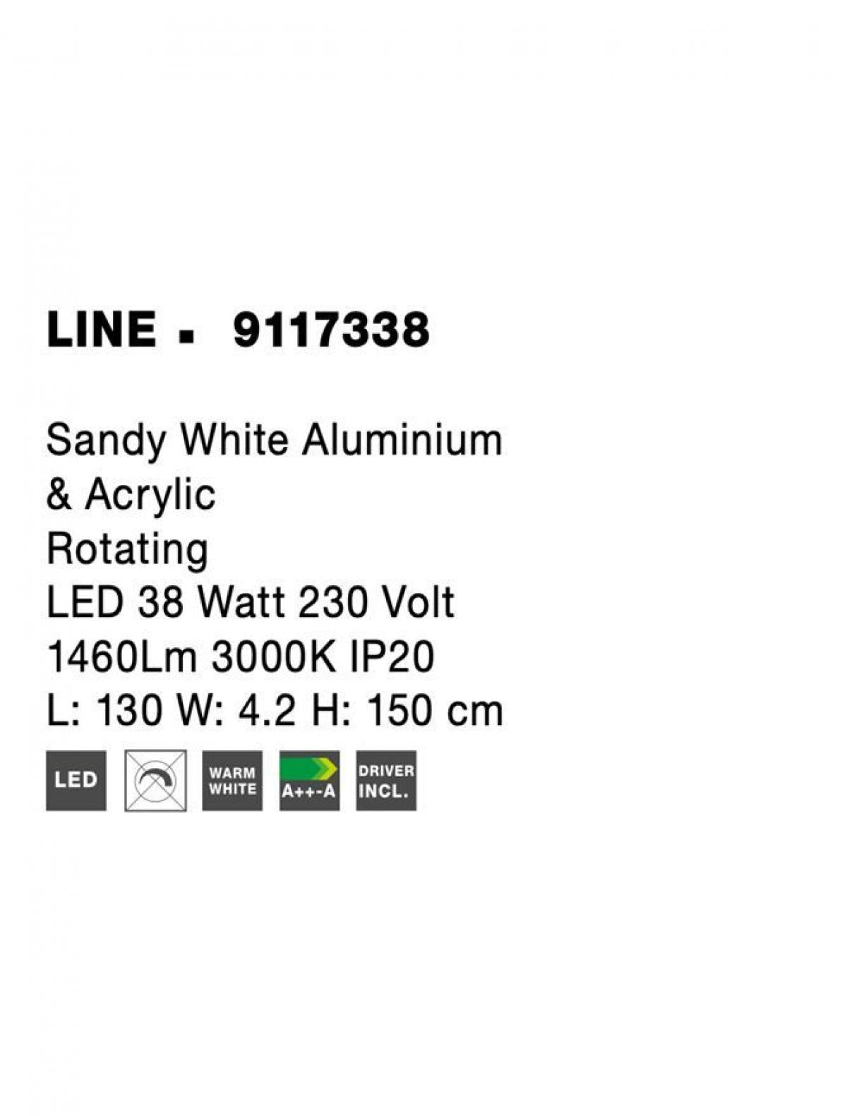 Люстра LINE Nova Luce 9117338