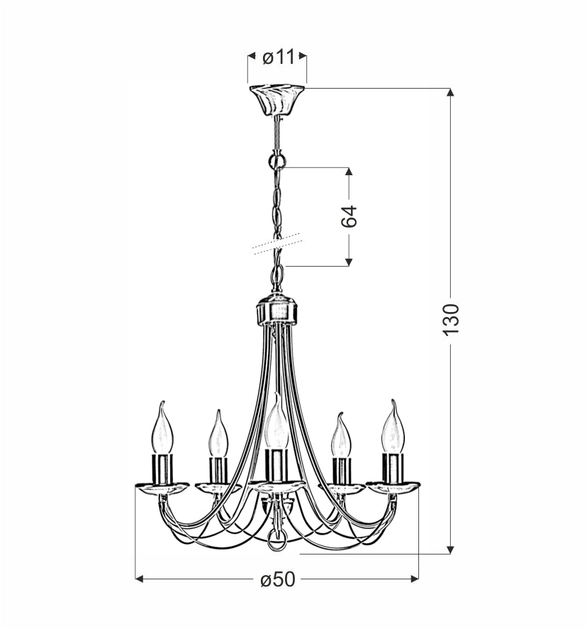 Люстра Candellux 35-69170 MUZA