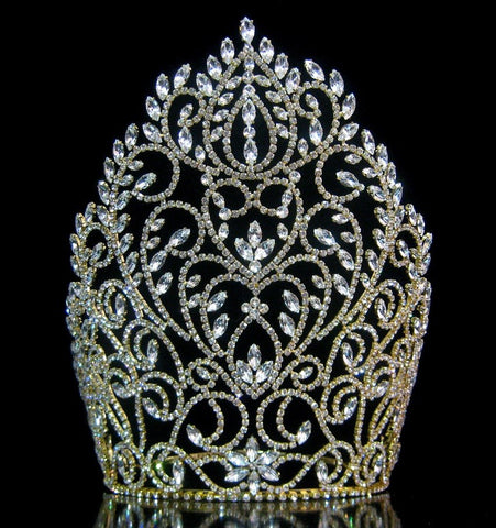 Adjustable) Princess Queen Rhinestone Beauty Pageant Tiara – CrownDesigners