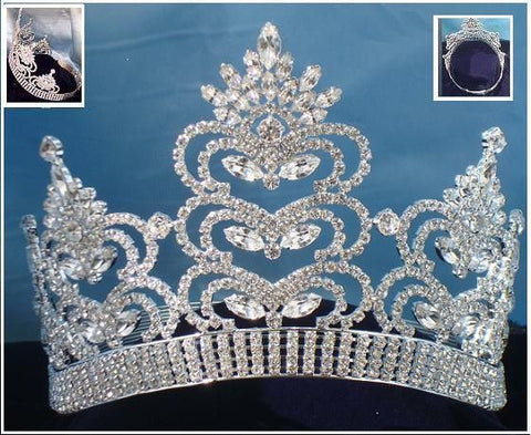 Continental Adjustable Rhinestone Crown Tiara – CrownDesigners