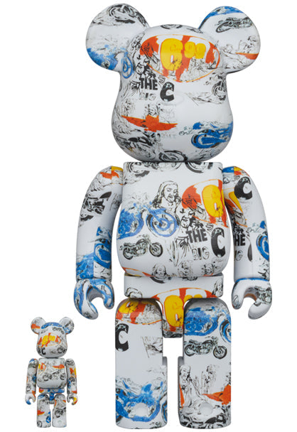 Andy Warhol x The Rolling Stones Mick Jagger 100% + 400% Bearbrick