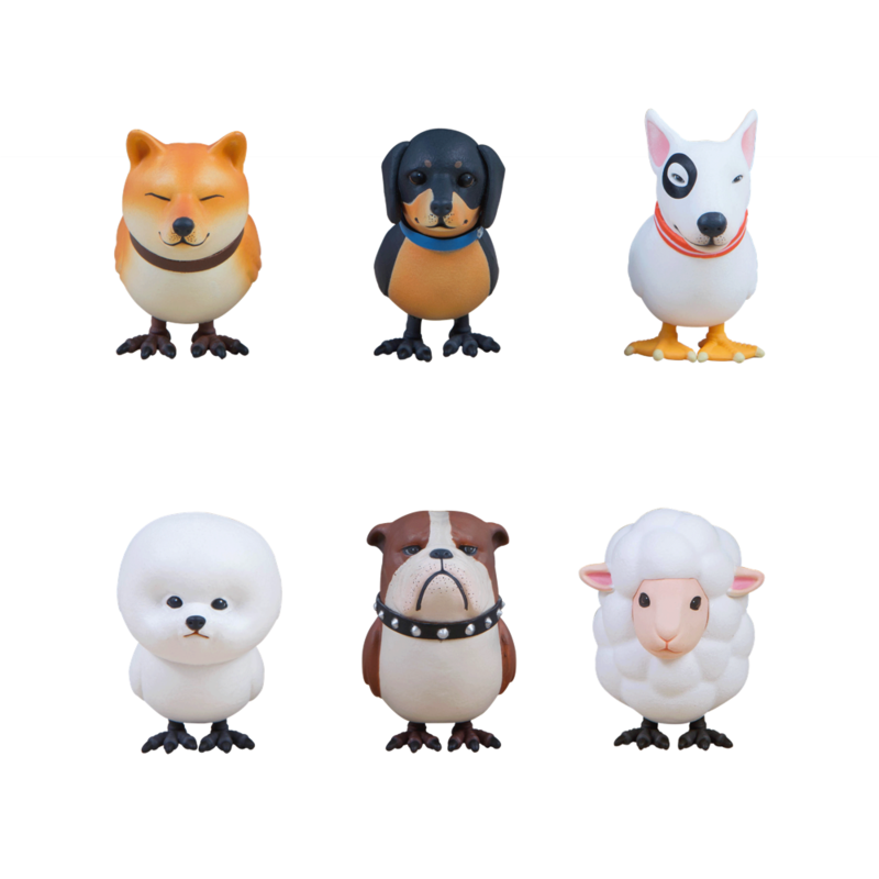 Dogbird Series 2 개새 Art Toy Set by 