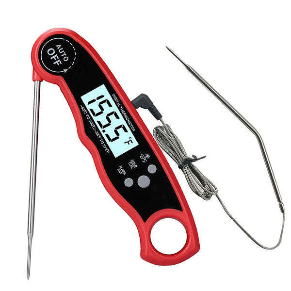 digital meat thermometer with probe