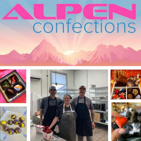 The gems of the Rockies with Alpen Confections.
