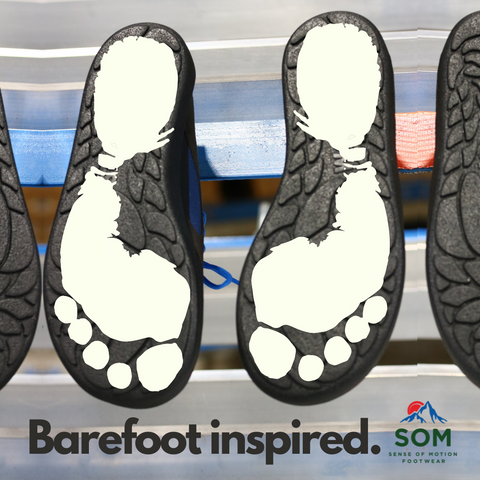 Barefoot shoes create happy feet