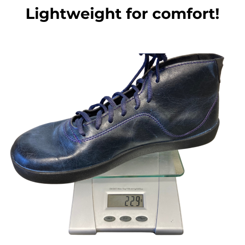 The lighter your shoes are, the more comfortable they will be.