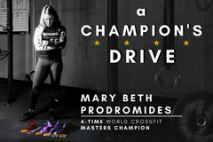 Champions are born through discipline, determination, hardwork, and grit. Learn about Mary Beth Prodromides and how she reach the crossfit medal podium eight times