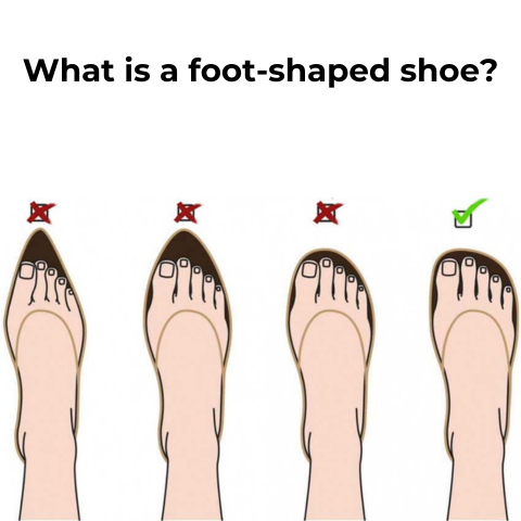 What is a foot-shaped shoe?