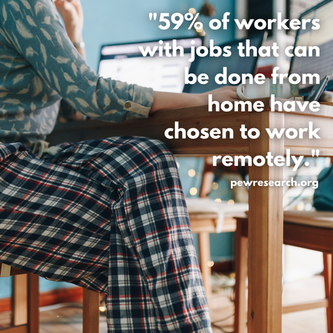 more people are working from home