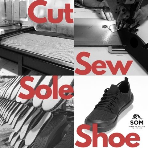 SOM Footwear is cut, sewn, strobeled, soled in their Montrose, Colorado factory by skilled professionals. Handcrafted quality in every pair.