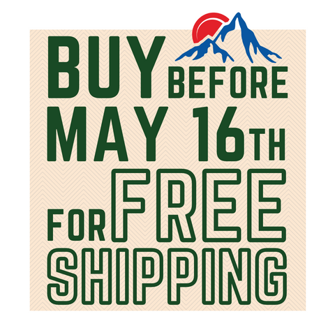 Order before May 16th to enjoy the benefits of free shipping domestically.