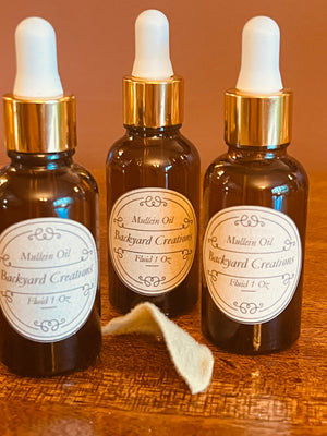 Mullein Oil - Backyard Creations Shop