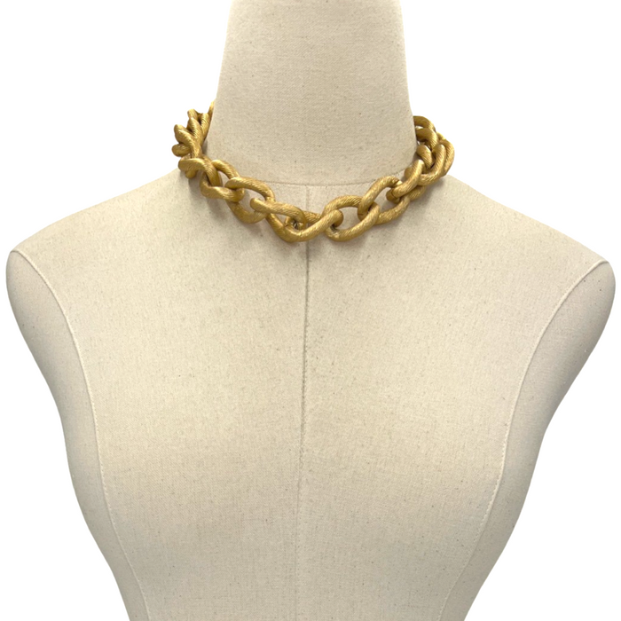  EFTOM Rhinestone Choker Necklaces Gold Sparkling