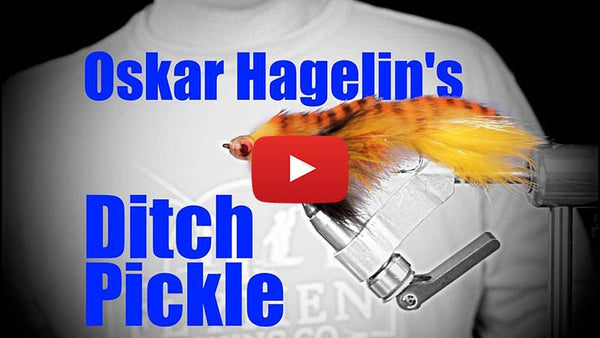Brian Wise fly tying Oskar Hagelin's Ditch Pickle