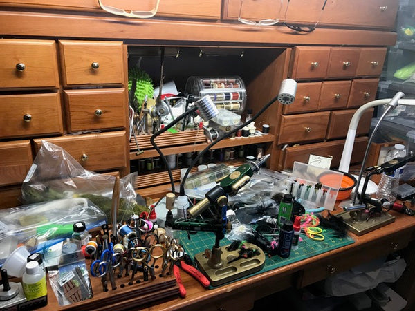 How To Set Up The Ultimate Fly Tying Den Flymen Fishing Company