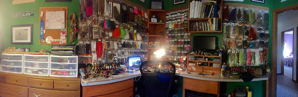 fly tying desk