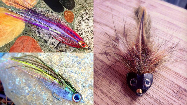 Brita Fordice baitfish fly patterns