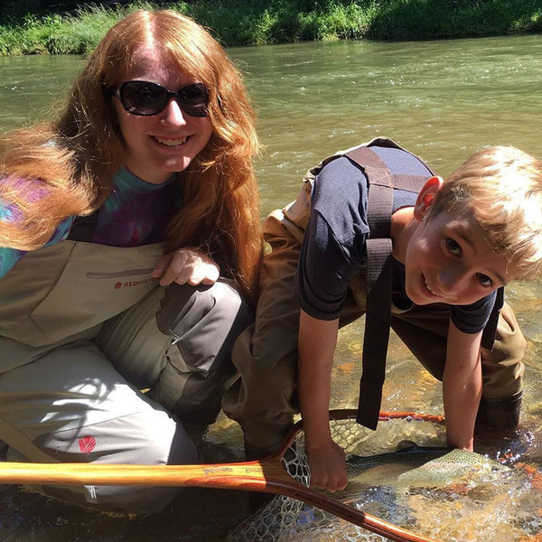 kids fly fishing