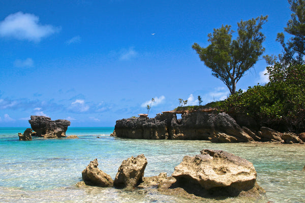 beautiful private beach in Bermuda