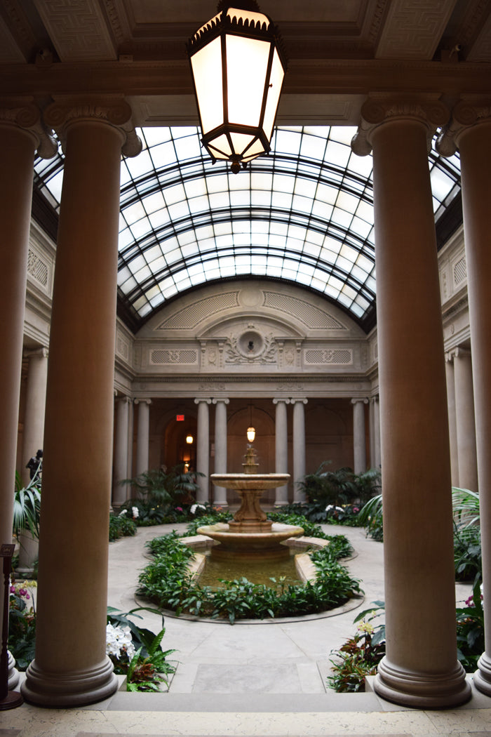 Frick Collection courtyard in New York City